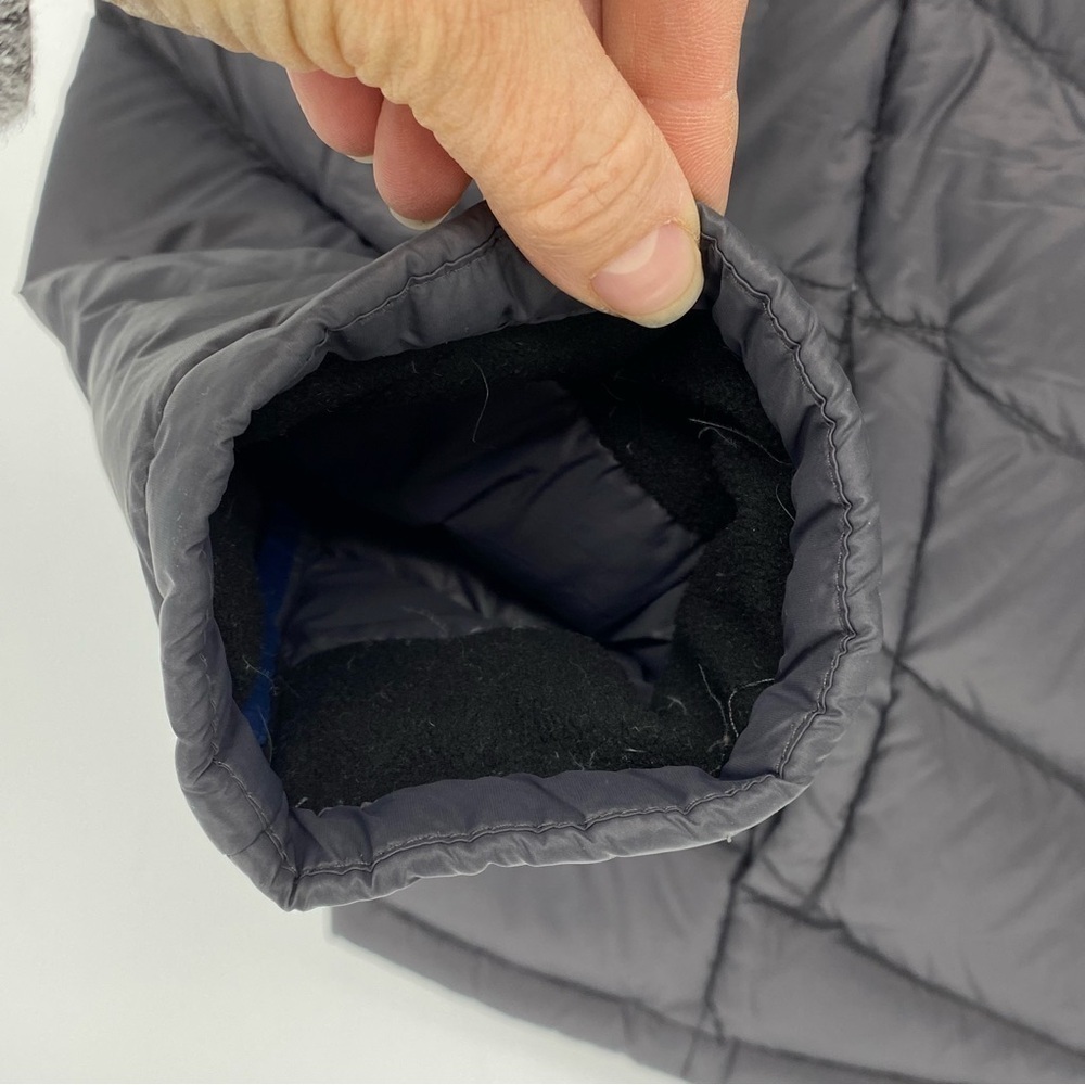 Calvin Klein Gunmetal Gray Lightweight Packable Puffer Down Jacket Wms sz L - Picture 5 of 15